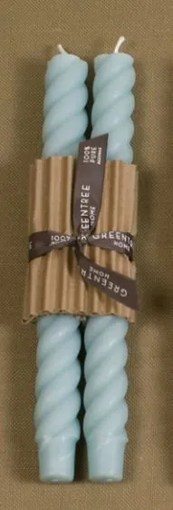 10" Rope Candle Pair