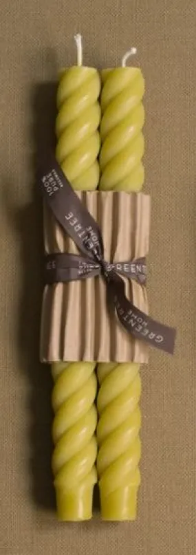 10" Rope Candle Pair