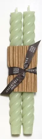 10" Rope Candle Pair