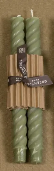 10" Rope Candle Pair