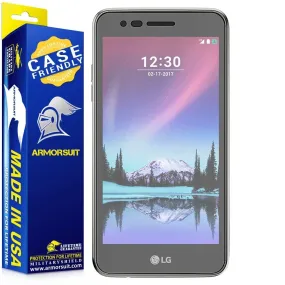 [2 Pack] LG K4 (2017) Matte Case Friendly Screen Protector