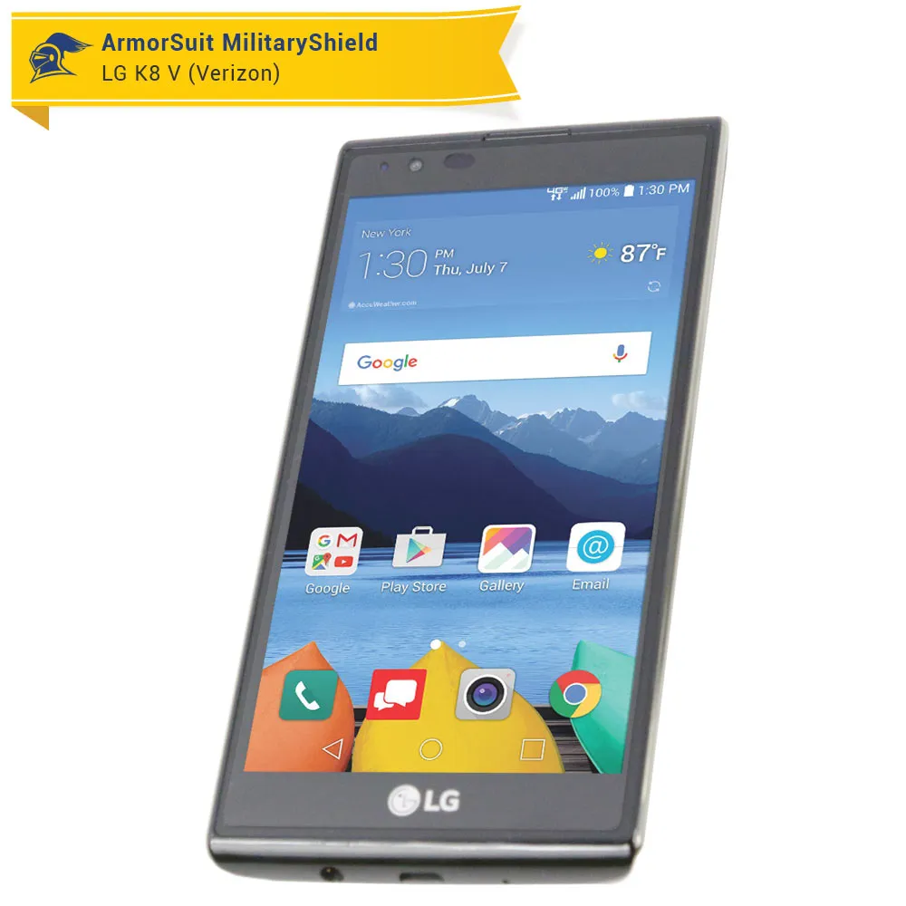 [2 Pack] LG K8 V (VS500) Matte Case Friendly Screen Protector