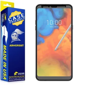 [2 Pack] LG Q Stylus Matte Case Friendly Screen Protector
