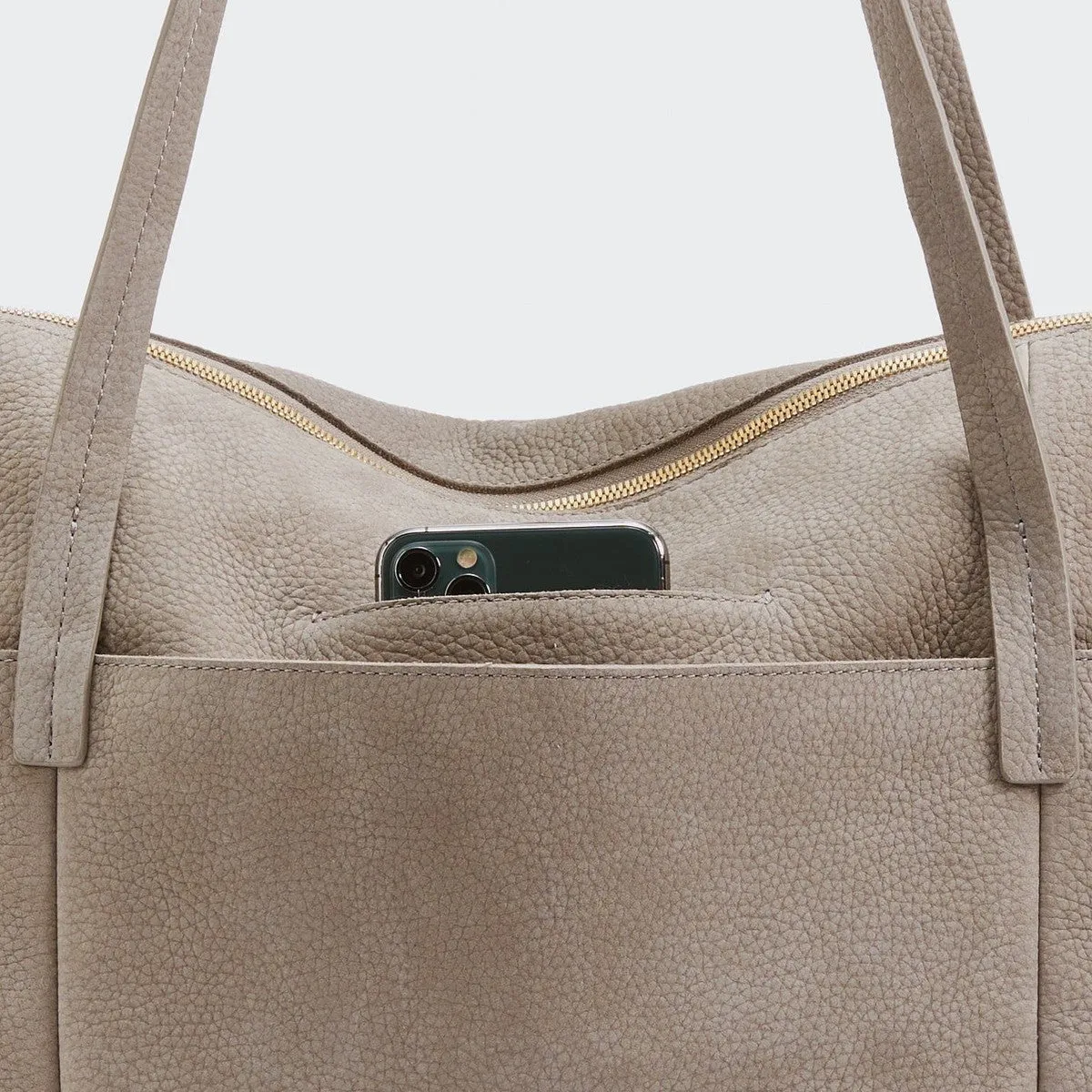 ADDIE LRG - Semolina Cream/Brushed Gold