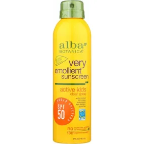 Alba Botanica Kids Spray Sunscreen Spf 50, 6 Oz