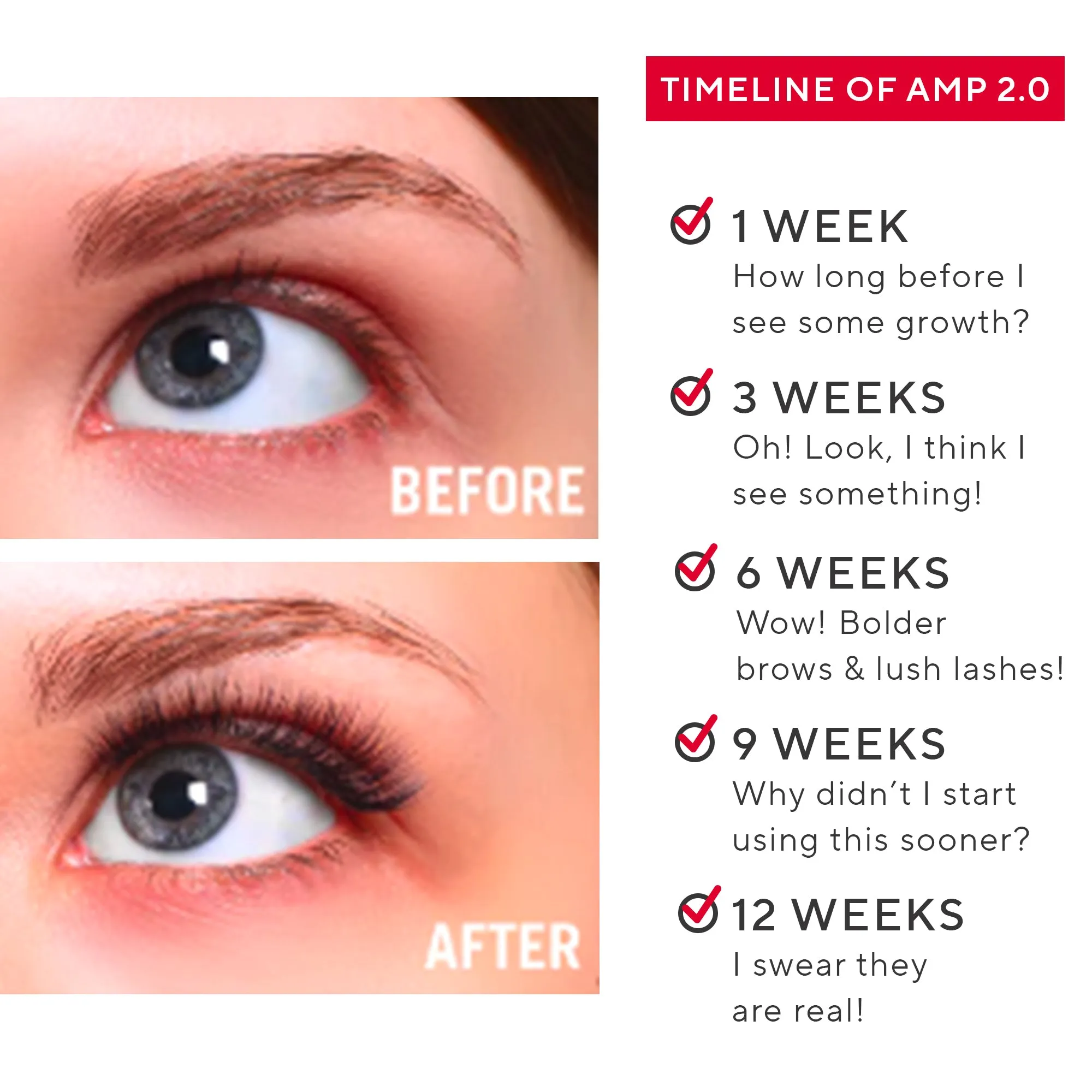 Amp 2.0 Eyelash & Brow Growth Enhancing Serum
