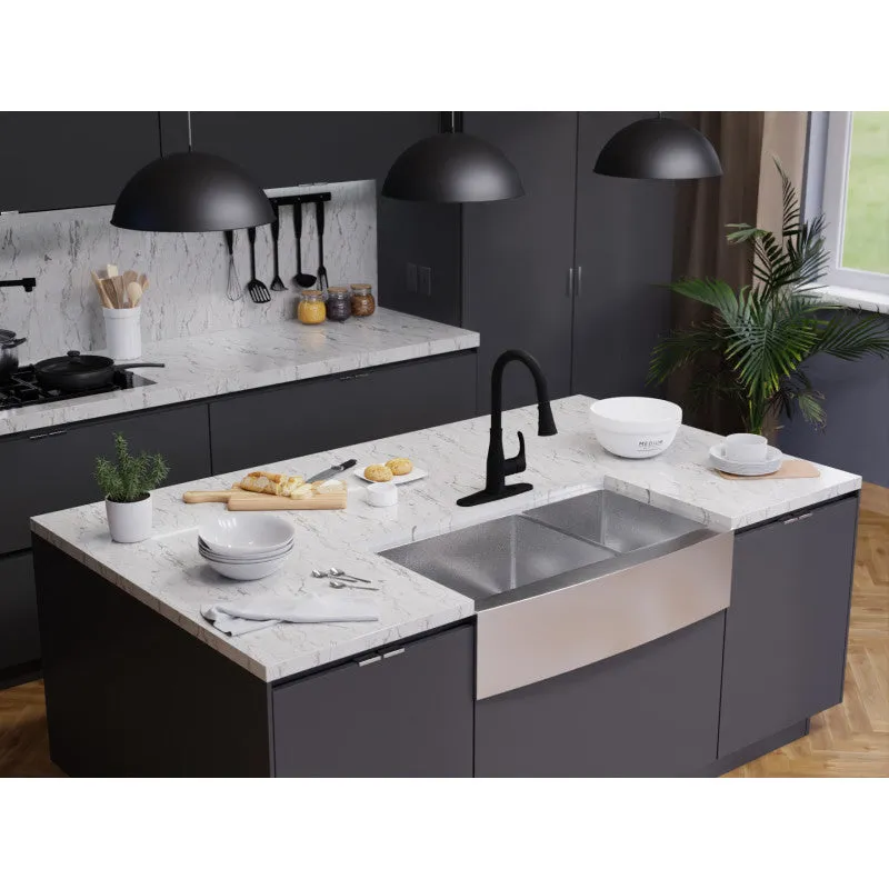 ANZZI Sifo Hands Free Touchless 1-Handle Pull-Down Sprayer Kitchen Faucet with Motion Sense and Fan Sprayer