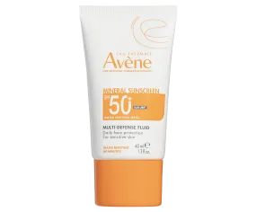 Avene Mineral Sunscreen SPF 50  Multi-Defense Fluid 1.3oz