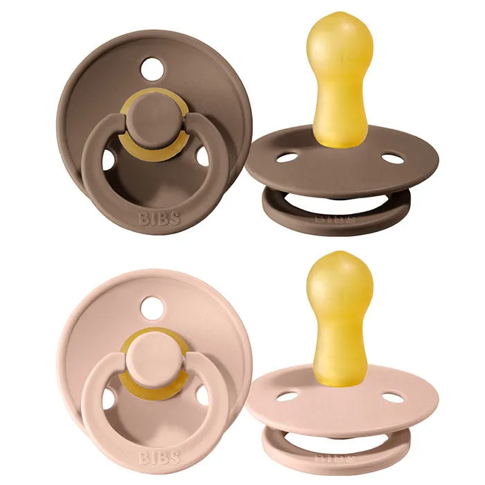 Bibs Pacifier ''Dark Oak and Blush''