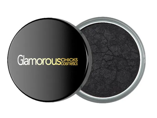 Black glitter