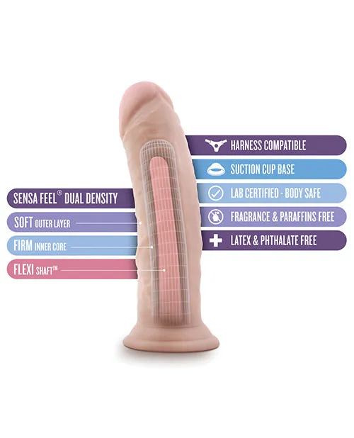 Blush Au Naturel 8" Dildo W/suction Cup