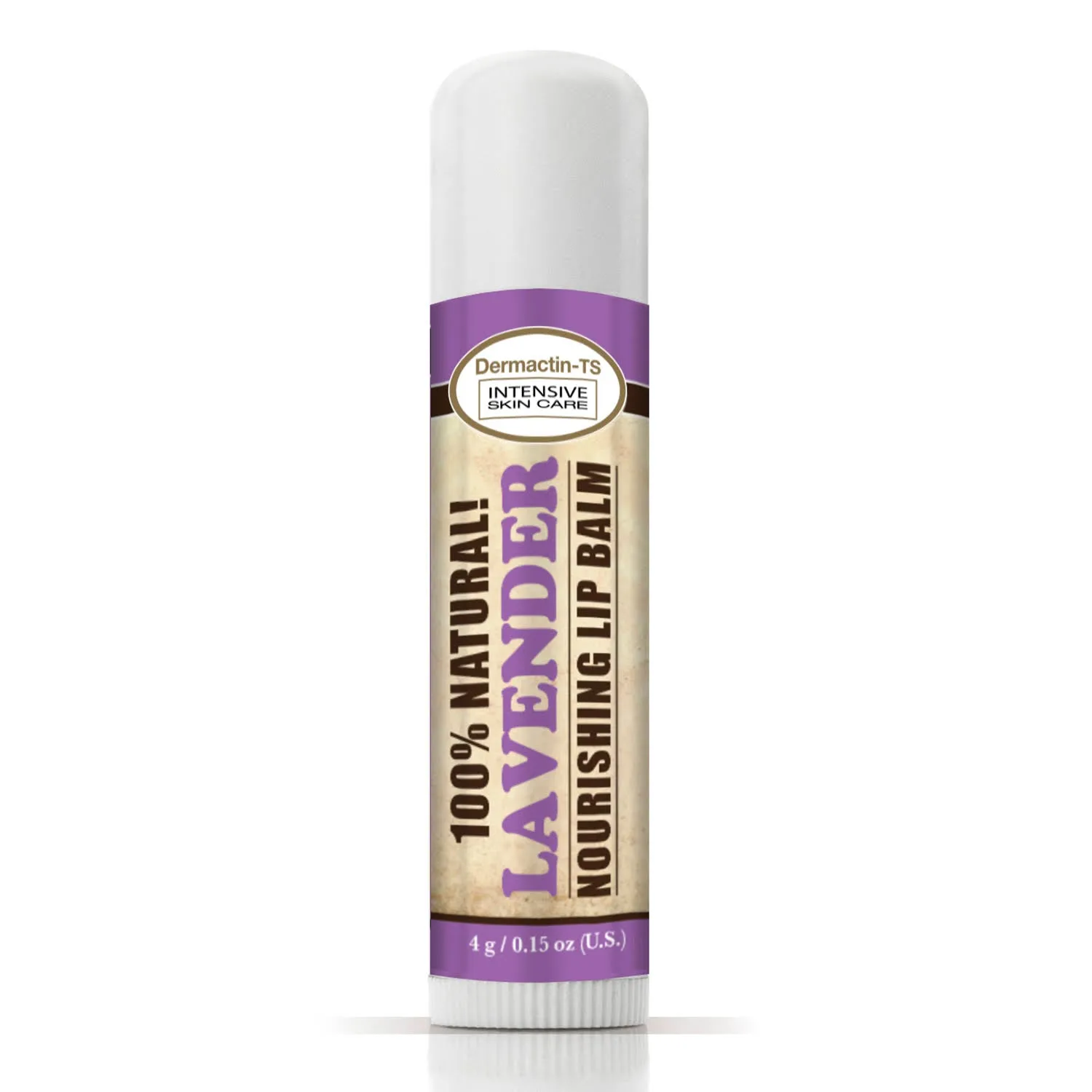 Dermactin-TS 100% Natural Lip Balm - Lavender (3-Pack)