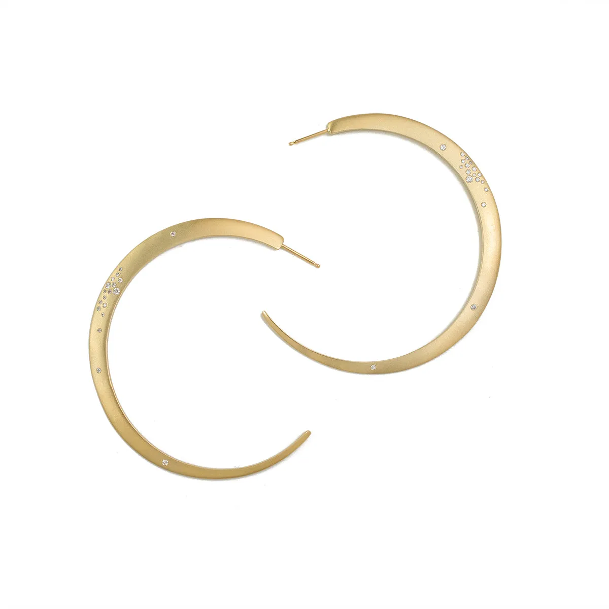 diamond major eclipse hoops