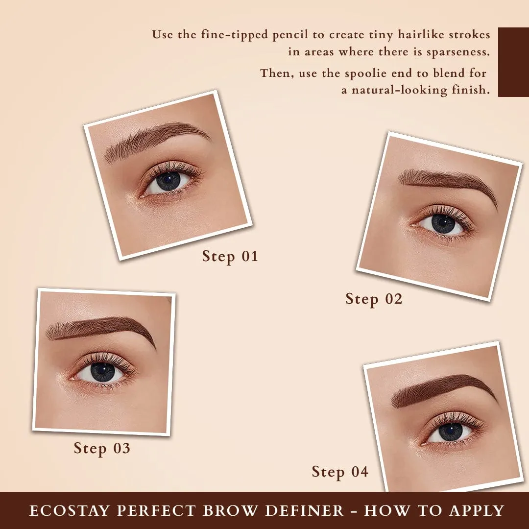 Ecostay Perfect Brow Definer BD-01 Choco Brown