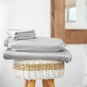 Grey Foundation Sheet Set