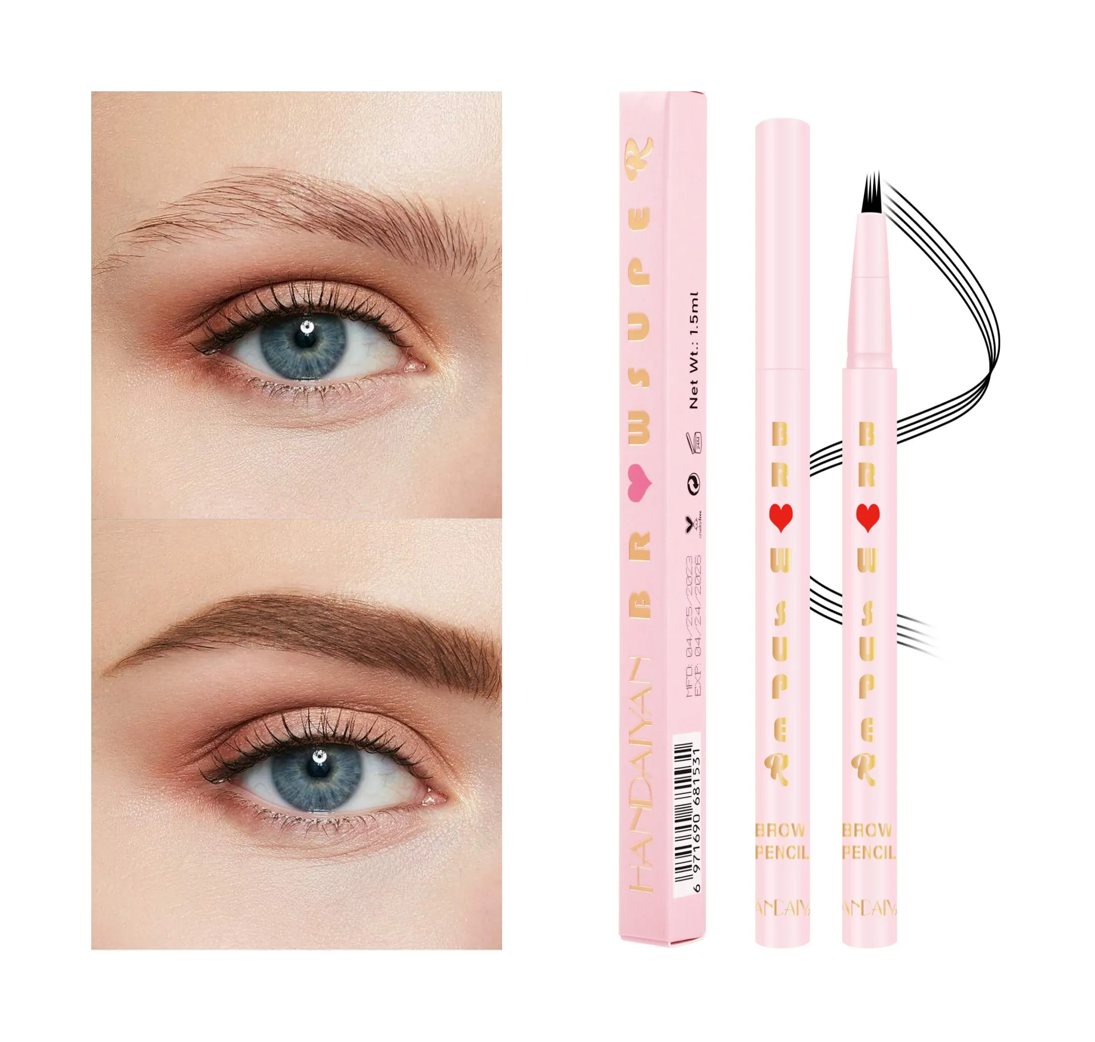 HANDAIYAN Four Fork Liquid Eyebrow Pencil