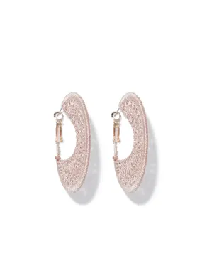 Ivana Crochet Hoop Earrings