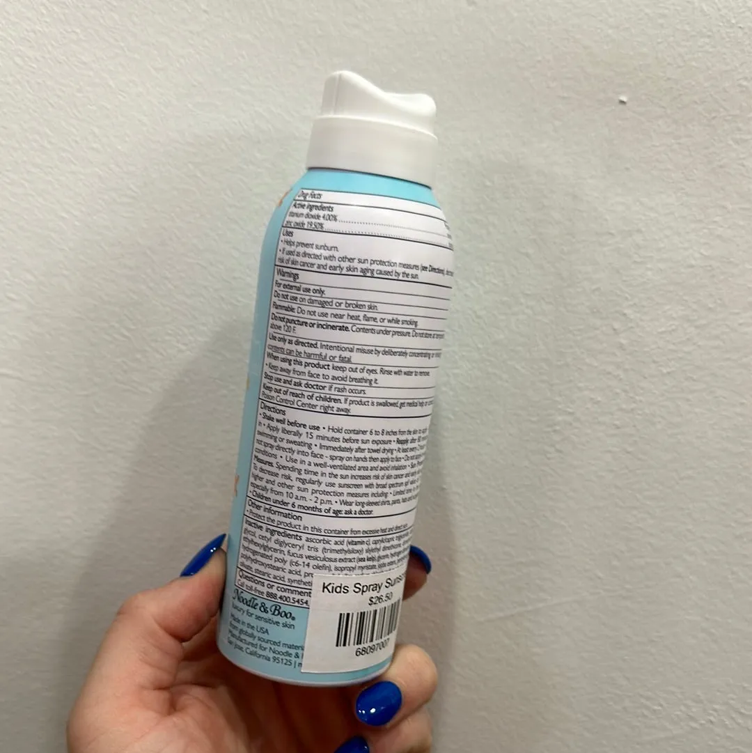 Kids Spray Sunscreen