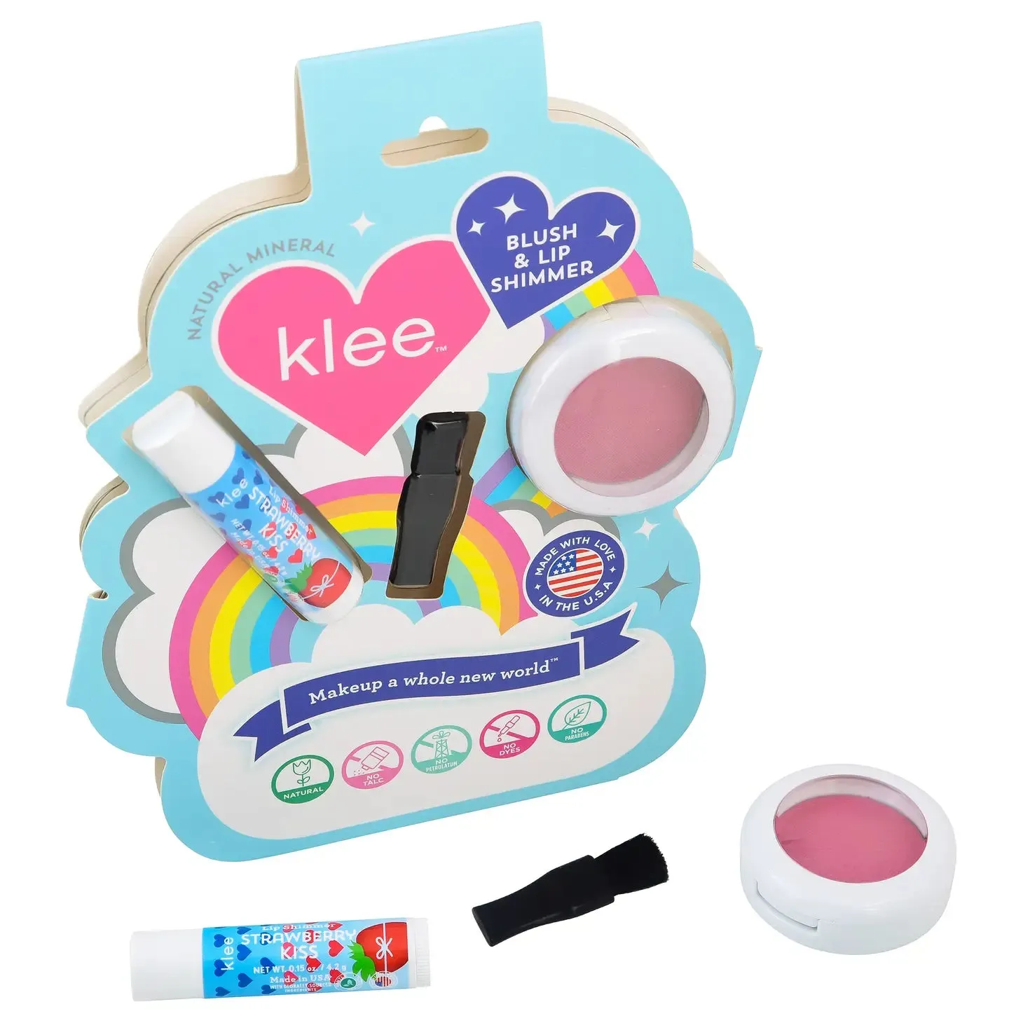 Klee Girls Blush and Lip Shimmer Duo