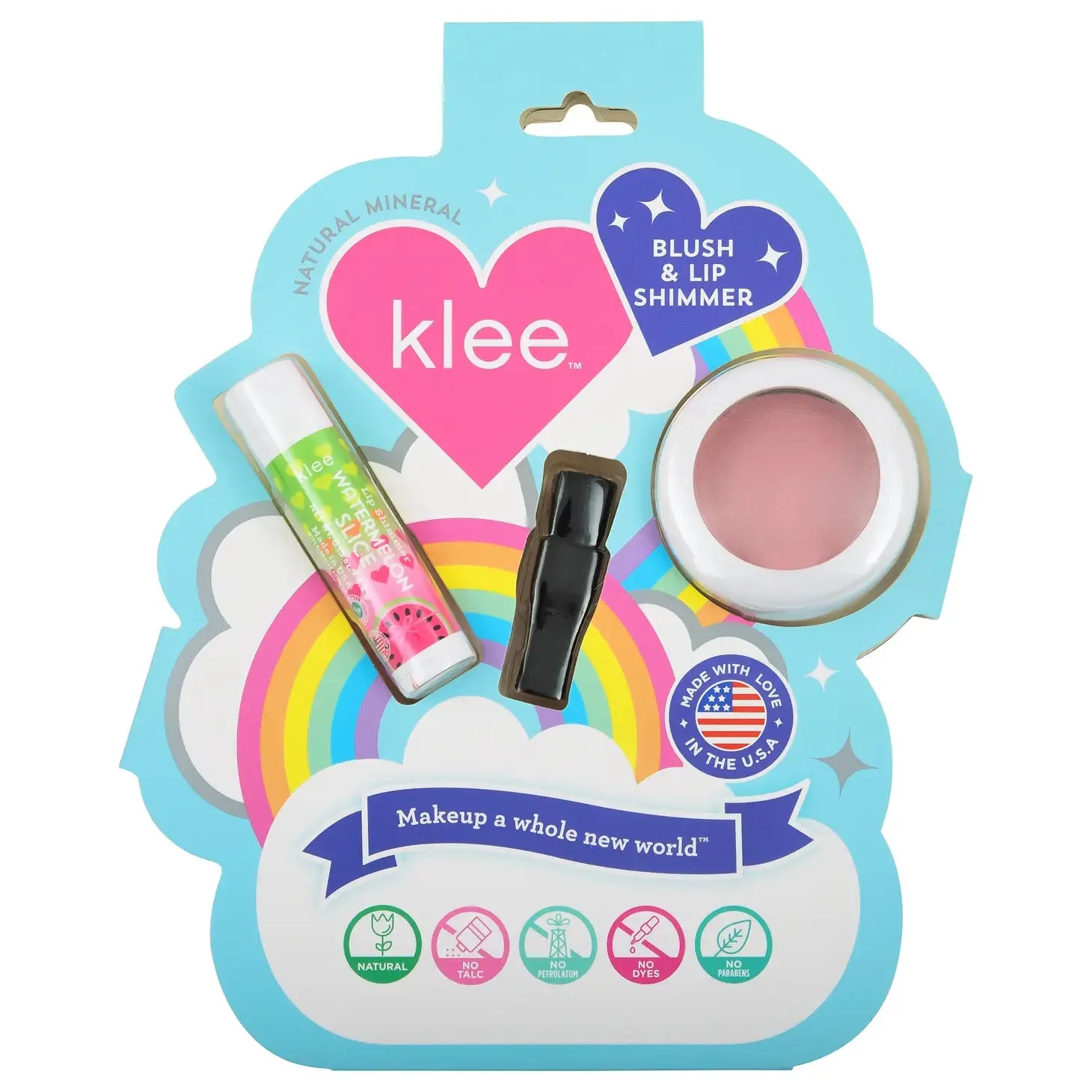 Klee Girls Blush and Lip Shimmer Duo