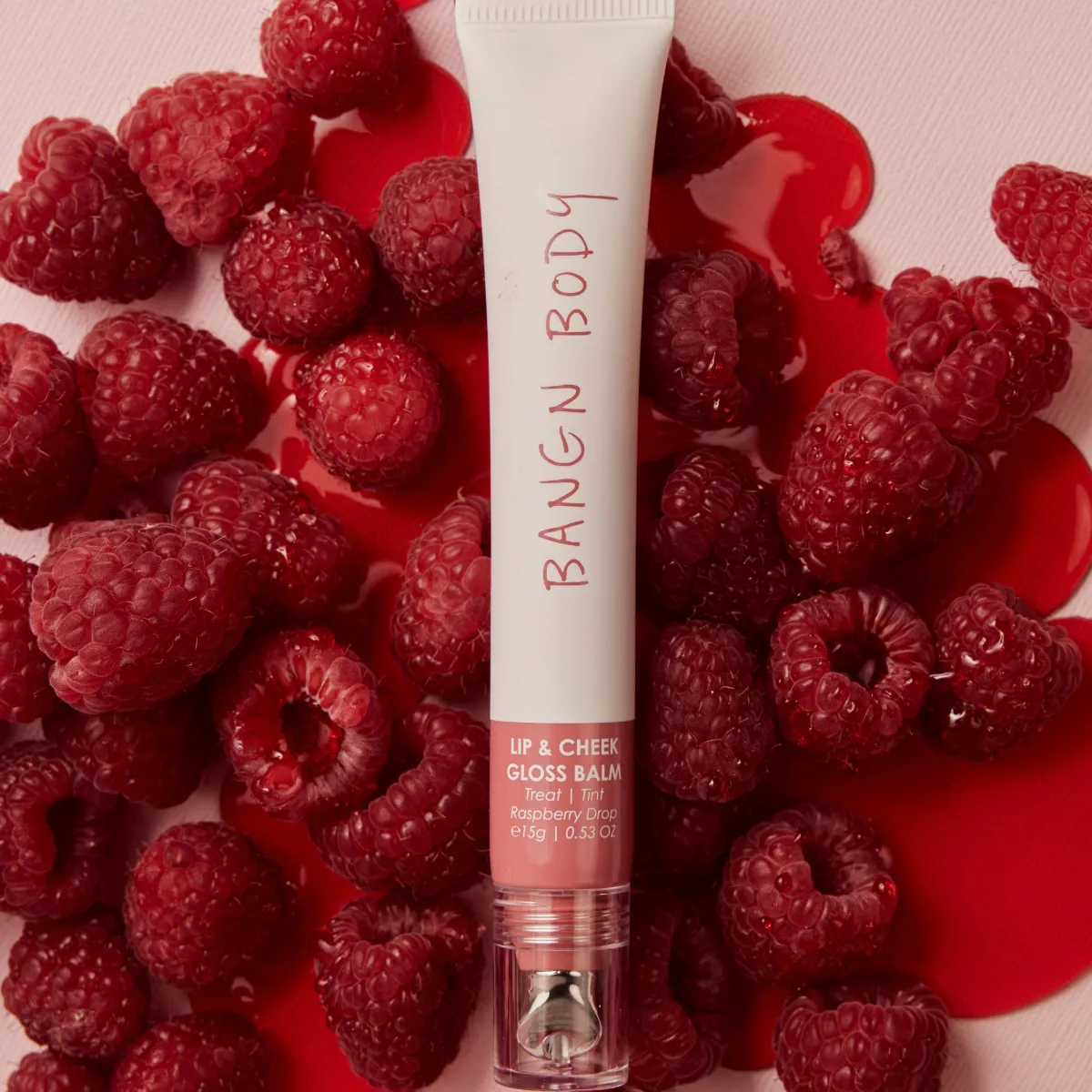 LIP & CHEEK GLOSS BALM - RASPBERRY DROP