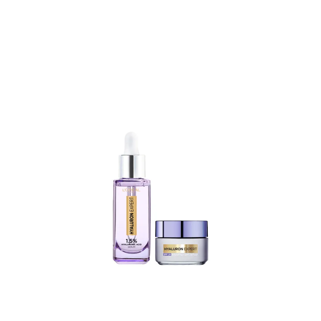 L'Oreal Paris Hyaluron Expert Serum & Day Cream Bundle