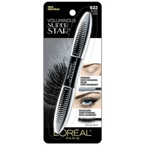 L'OREAL - Voluminous Superstar Mascara 622 Black - 0.41 fl. oz. (12.7 ml)