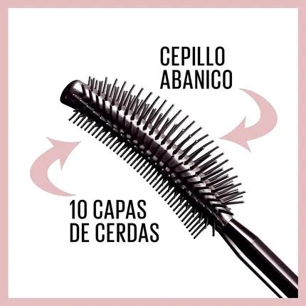 Mascara Sensational Volume Black 6ml, Maybelline New York
