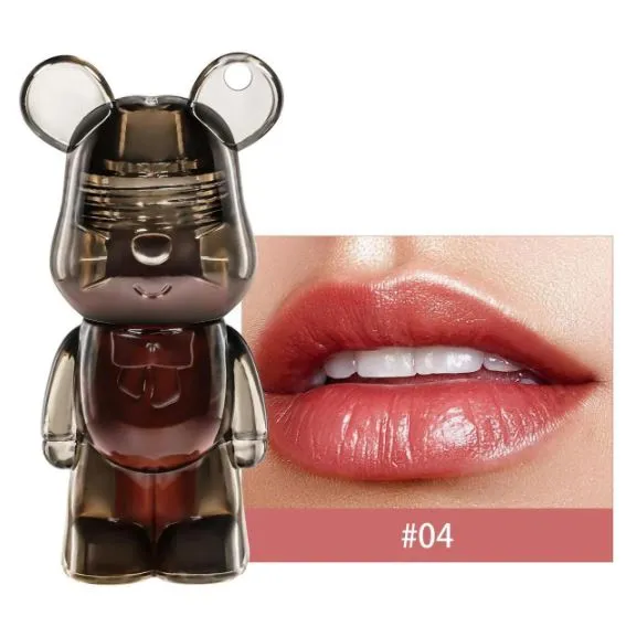 Miss Lara Bear Shape Liquid Lip Glaze Beauty Liquid Lip Gloss