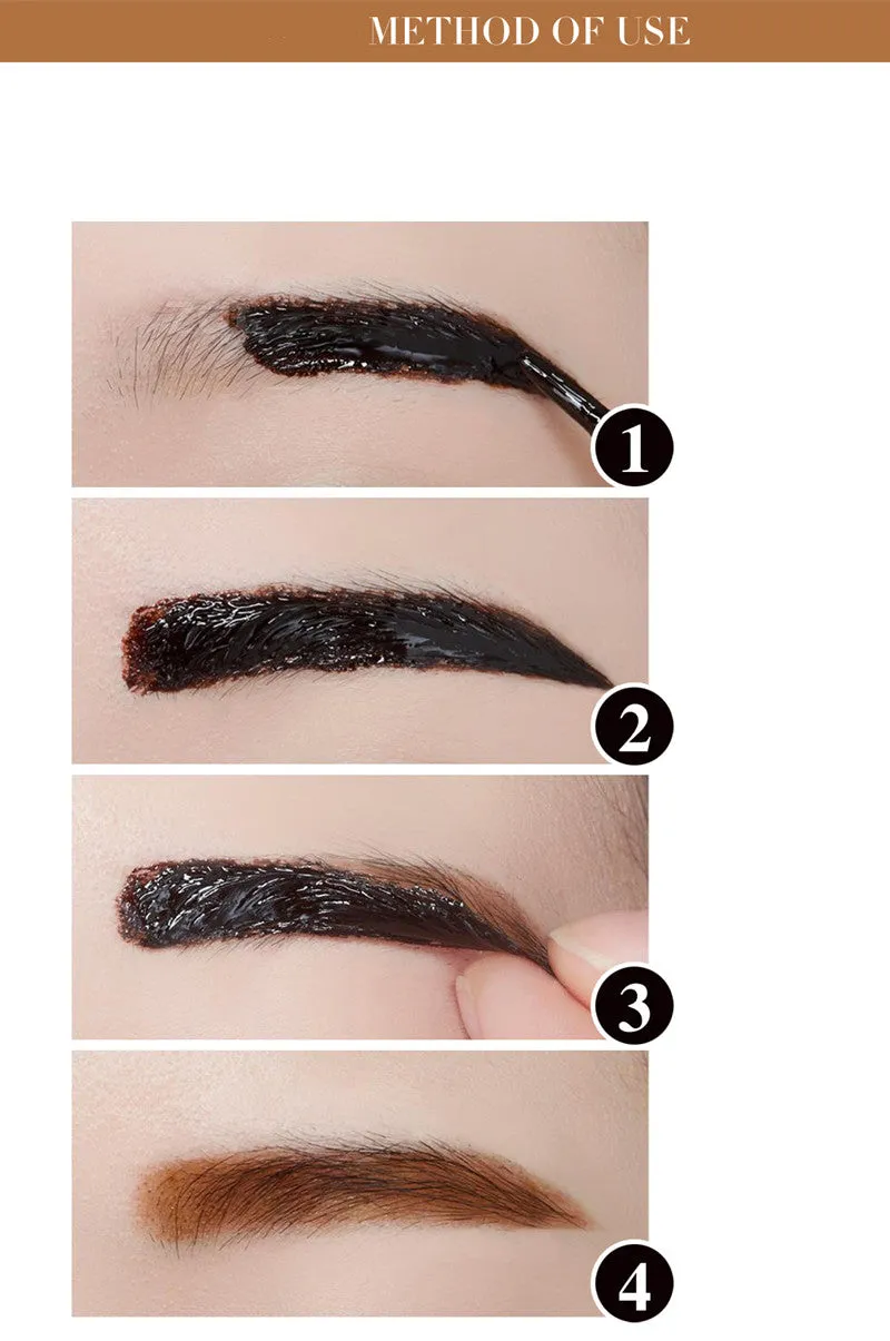 Peel Off Tint Waterproof Long-lasting Eye Brow Tattoo Gel Cream