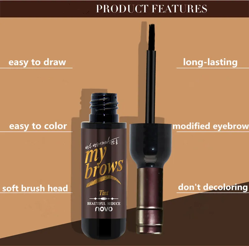 Peel Off Tint Waterproof Long-lasting Eye Brow Tattoo Gel Cream