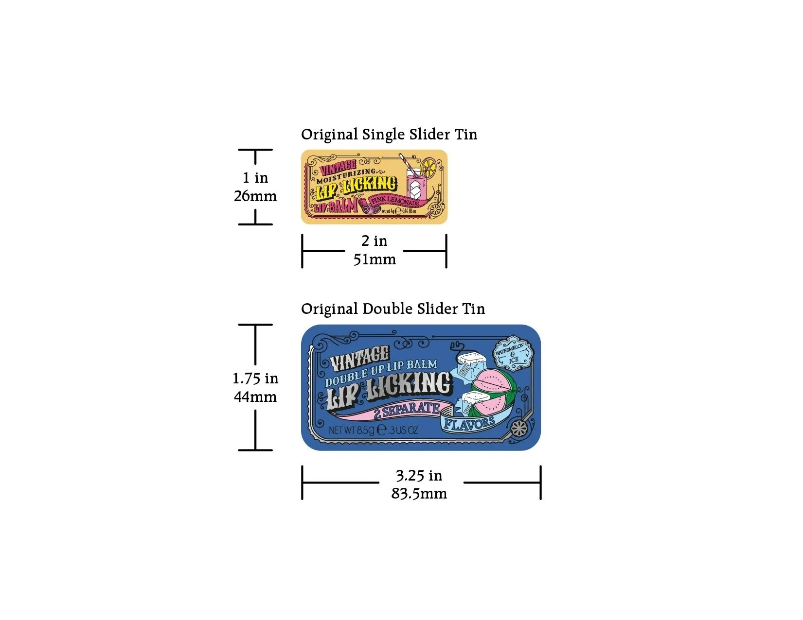Pineapple & Coconut Double Up Lip Licking Flavored Lip Balm