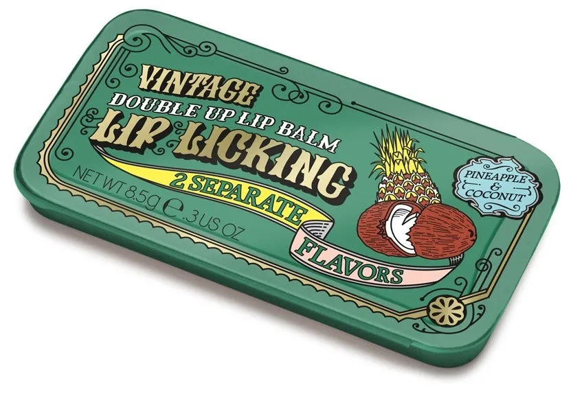Pineapple & Coconut Double Up Lip Licking Flavored Lip Balm