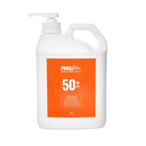 Pro Bloc 50  SPF Sunscreen 2.5L pump bottle
