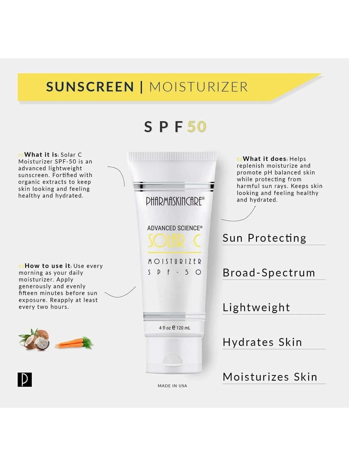 Solar C Moisturizer SPF 50
